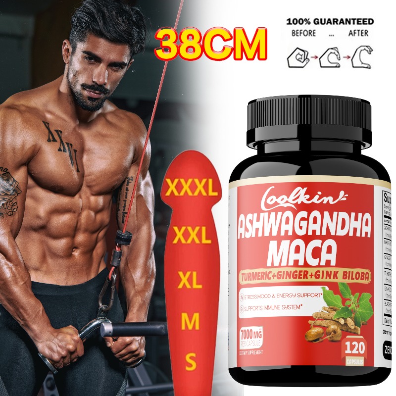 Valerian Root Capsule - アシュワガンダとマカのサプリメント - ストレス、気分、体力をサポート、自然な不安軽減、気分改善